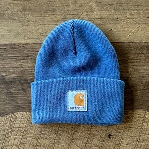 Carhartt Baby Blue Knit Beanie Hat